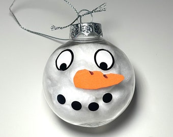 Make Your Own - Snowman Ornament Craft