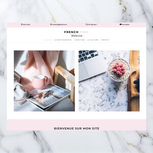 Feminine WordPress Theme - Elegant Website Template - Chic website - Showcase site -Blog