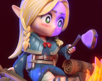 Marcille Donato von Delicious in Dungeon CHIBI 68 mm Höhe aus Harz.