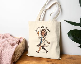 Brunette Pharmacist Cotton Canvas Tote Bag – Pharmacy Gift