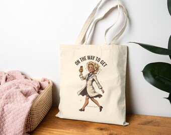 Blonde Pharmacist Cotton Canvas Tote Bag – Pharmacy Gift