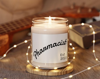 Pharmacist Gift | Scented Soy Candle, Relaxation Home Decor