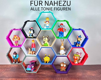 Magischer Hörspaß: Tonie-Figuren Regal / 3D Druck, Hörspiel, Kinderzimmer, mehrfarbig, bunt, einfache Montage, Sammelfiguren, Geschenkidee