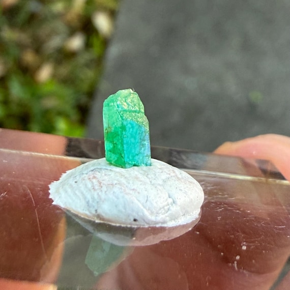 Natural Emerald Crystal from Colombia, Small Colombian Emerald, Biggest Sale on Crystal