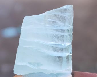 Natural Gemmy Aquamarine Crystal from Shigar Valley Pakistan, Terminated Crystals, 6.80gm,  Biggest Sale on Crystal