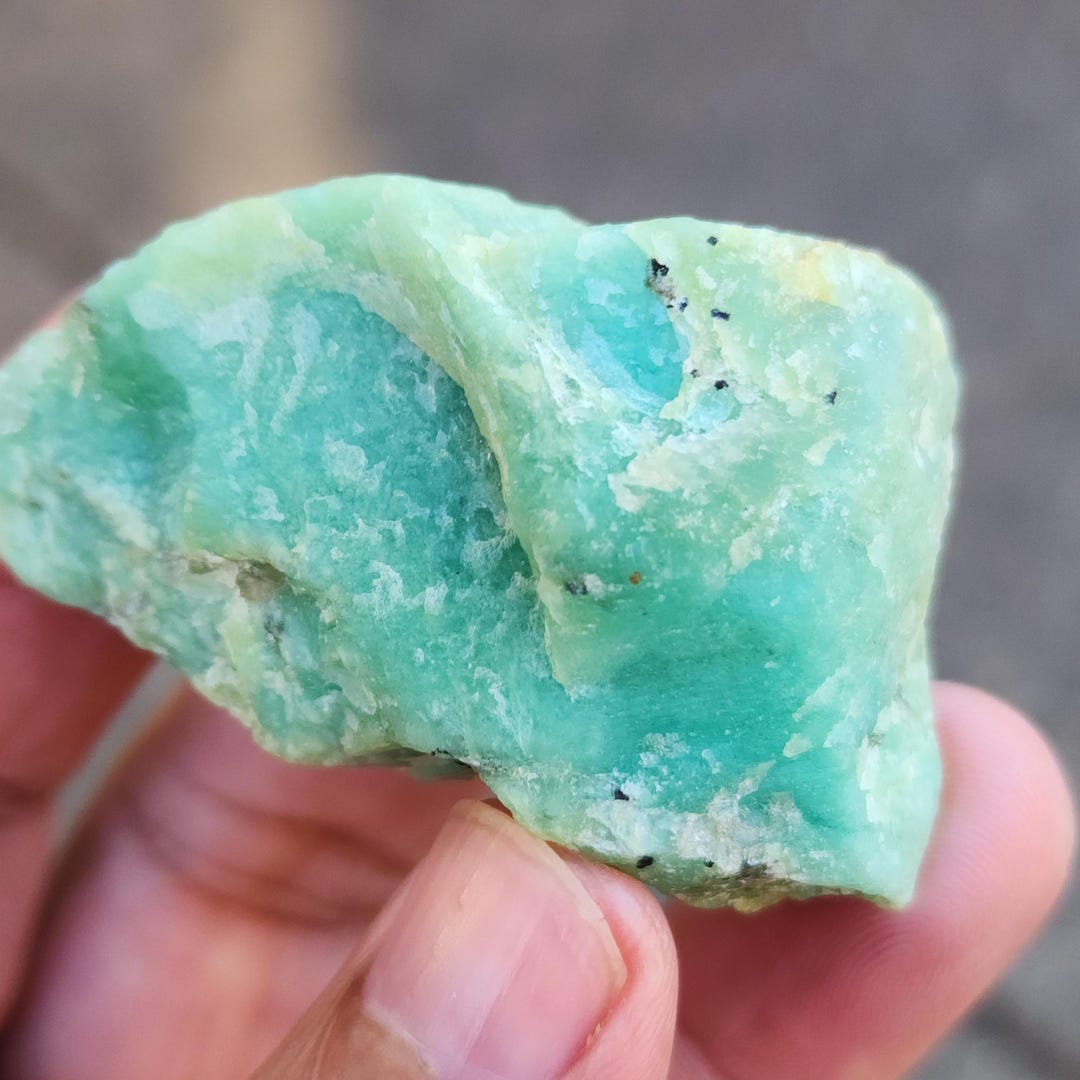 Natural Emerald Color Amazonite Crystal From Russia, 48gm, Big Crystal ...