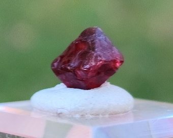 Natural Pigeon Blood Spinel Crystal from Mogok Burma, Terminated Red Spinel Crystal, Biggest Crystal Sale