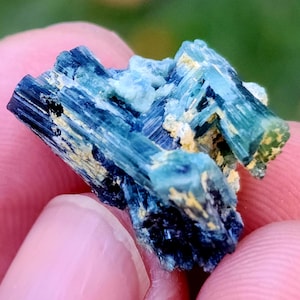 Niebieski turmalin okaz z Paprok Afganistan, Indicolite Turmalin okaz, Big Crystal Sales, CA Sprzedawca
