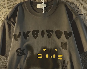 Kitten Startled By Butterfly T Shirt