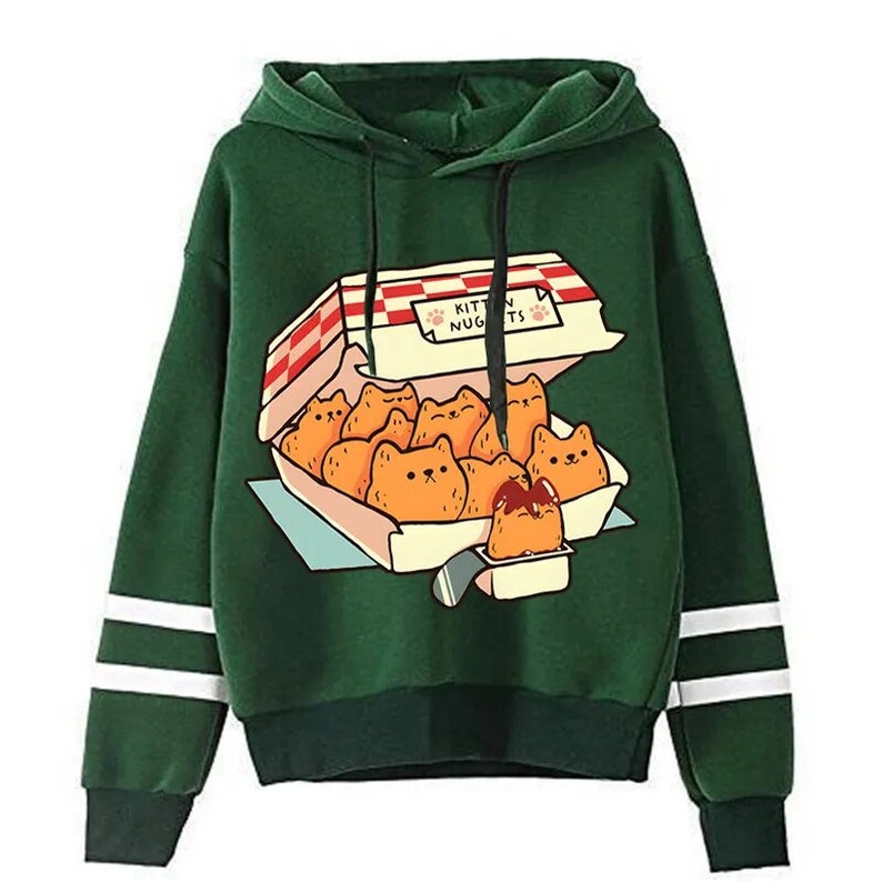 Kitten Nuggets Kawaii Cat Hoodie