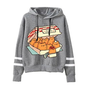 Kitten Nuggets Kawaii Cat Hoodie