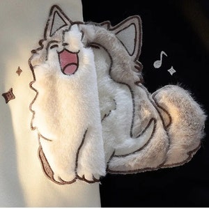 Cute Singing Fluffy Cat Hoodie