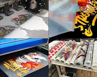 High Quality Custom DTF Gang Sheet, Ready to Press DTF Film, Personalize T-shirt Pressing