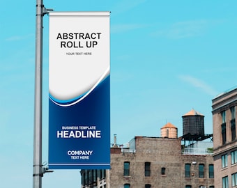 Custom High Quality Full Color 18 oz. Double Sided Pole Banner, Comes with Grommets and Pocket