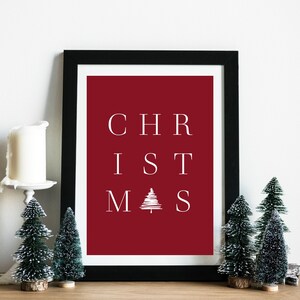 Posters | Christmas - Christmas Tree (red)