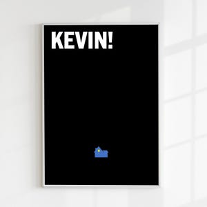 Poster | Christmas | Kevin! | black | Home alone