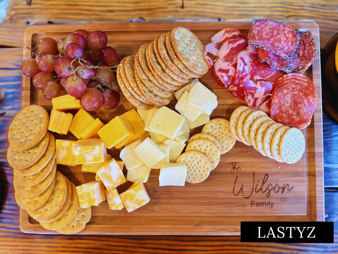 Customizable Bamboo Charcuterie Boards Cutting Board Wedding Etsy