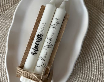 Christmas gift set | Secret Santa gift | Christmas candle | Christmas candle | Taper candles | personalized