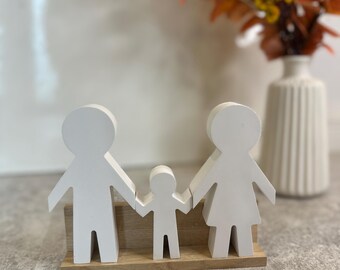 Family Ceramics • Family Figures • Family Sign • Personalized Gifts • Personalized • Gift Idea • Mother's Day • Couple