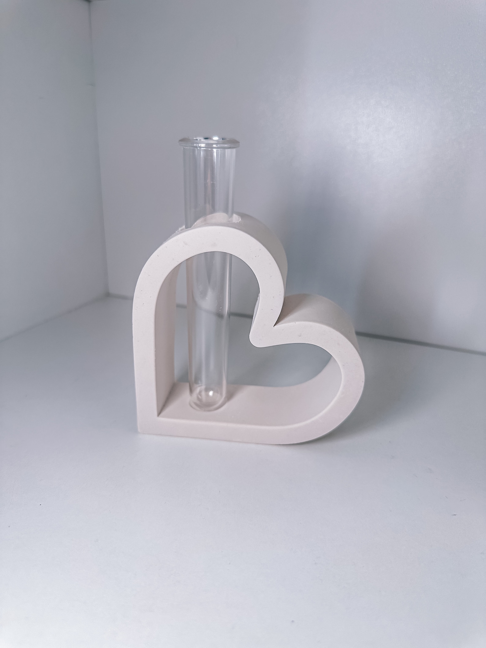 Herz Vase Silikonform - Wiederverwendbare Gießform Für Harz & Beton