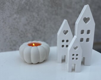 Houses Set • Houses Hygge • House Decoration • • Gift Idea • Present • All Year Round • Christmas