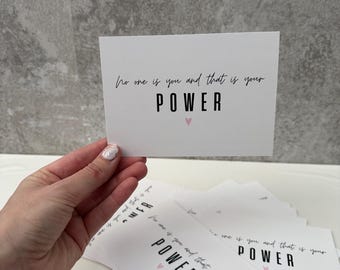 Postcard | Positive mindset | positive card | encouragement | self-love | selflove | love yourself | gift idea | recognize strength