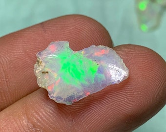 天然エチオピア産オパール原石、13カラット、13x10x5～15x9x4 mm