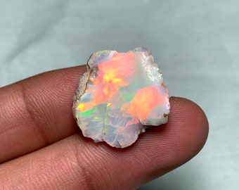 天然エチオピア産オパール原石、13カラット、13x10x5～15x9x4 mm