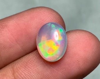 AAA+++ Top Quality Natural Ethiopian Opal Cabochon Lot Welo Opal Making Jewelry Natural Ethiopian Opal Smooth Gemstone