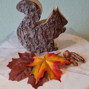 Autumn decoration squirrel