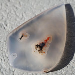 Flower Plume Agate Cabochon Pendant Landscapes Jewelry Agate Rare Mineral Necklace Quartz Cabochons Antique gemstones Agate Meaning Agates