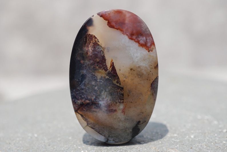 Antique Designer Cabochon Natural Copper Opalized Cabochon Petrified ...