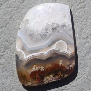 CLEARANCE SALE Unique Stone Moss Agate Natural Chalcedony Handmade Jewelry Polish Orbicular Plume Agate Cabochon Pendant Making Laguna Agate