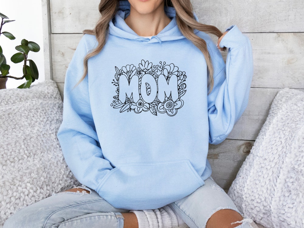 Mom Hooded Sweatshirt, Mom Sweatshirt, Mom Sweater, Womens Clothing, Mom Hoodie, Mother'S Day, Sweatshirt For Mom, Mom Birthday Gift