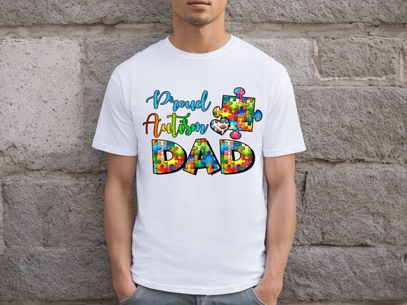 Mens Autism Dad Shirt Autism Awareness T-Shirt Gift Mens Autism Dad Shirt Autism Awareness T-Shirt Gift