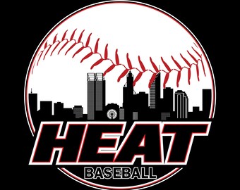 DOWNLOAD - Perth Heat australischer Baseball ABL Vektorgrafik Digital Kunst Illustration - ai, eps, dxf, svg, pdf, jpeg, png