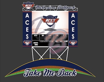 DOWNLOAD - Take Me Back To Melheim Ballpark Baseball ABL Vektorgrafik Digital Art Illustration - ai, eps, dxf, svg, pdf, jpeg, png