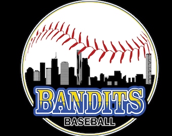 DOWNLOAD - Brisbane Bandits Australischer Baseball ABL Vektorgrafik Digital Kunst Illustration - ai, eps, dxf, svg, pdf, jpeg, png