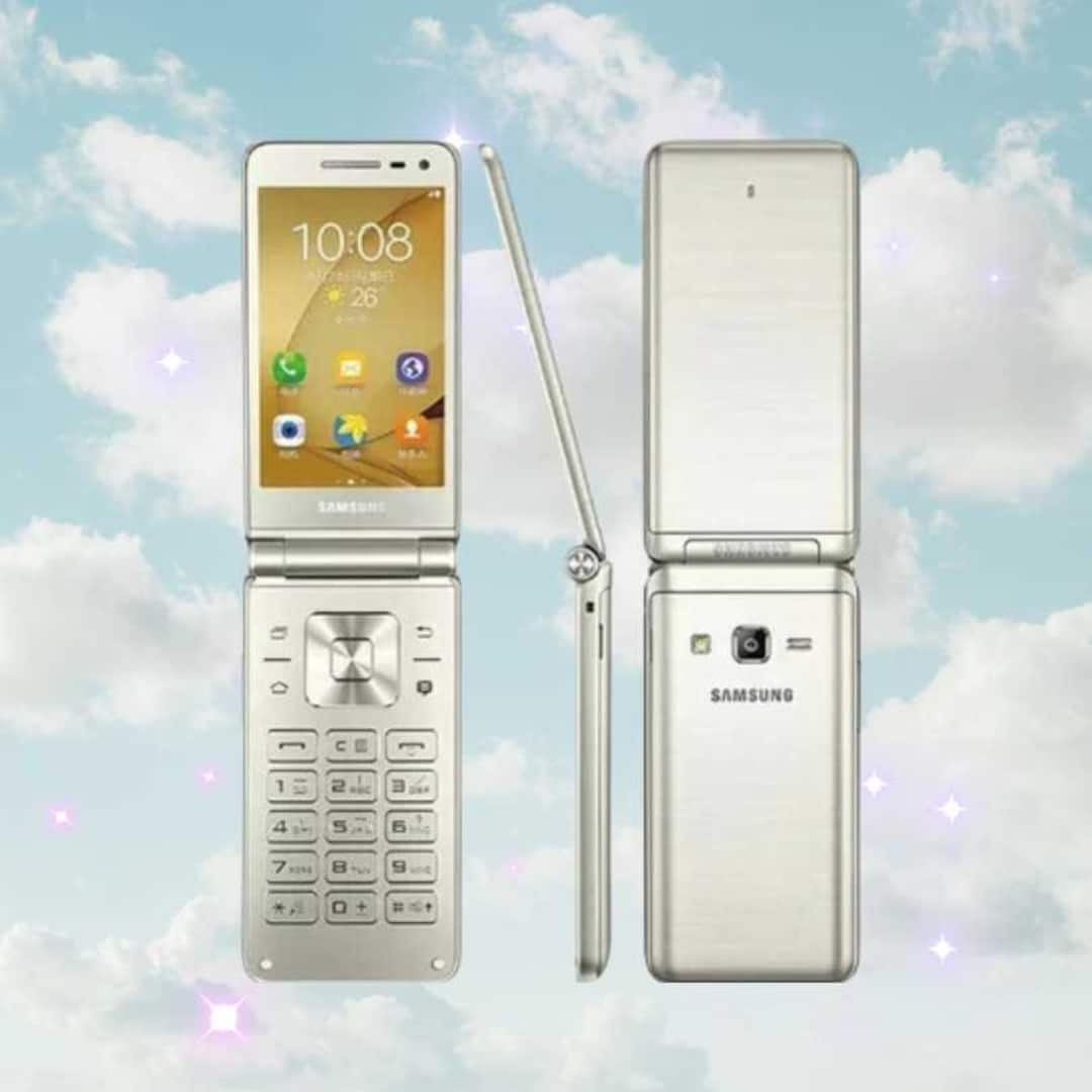 Samsung Galaxy Folder 1 G1600 Unlocked Flip Smartphone Etsy