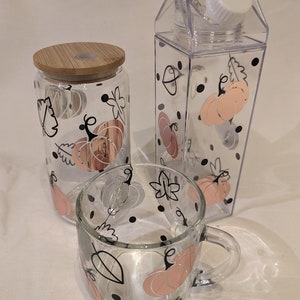 Pumpkin Glass/Mug/Milk carton