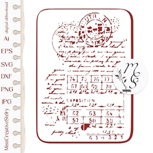 Könnte beinhalten: Roter und weißer Vintage-Stempel im Used-Look mit dem Text "EXPOSITION" und Zahlen. Der Stempel hat einen abgenutzten und verblassten Look, der ihm ein Vintage-Feeling verleiht. Der Stempel ist perfekt, um Ihren Projekten einen Hauch von Vintage-Charme zu verleihen.