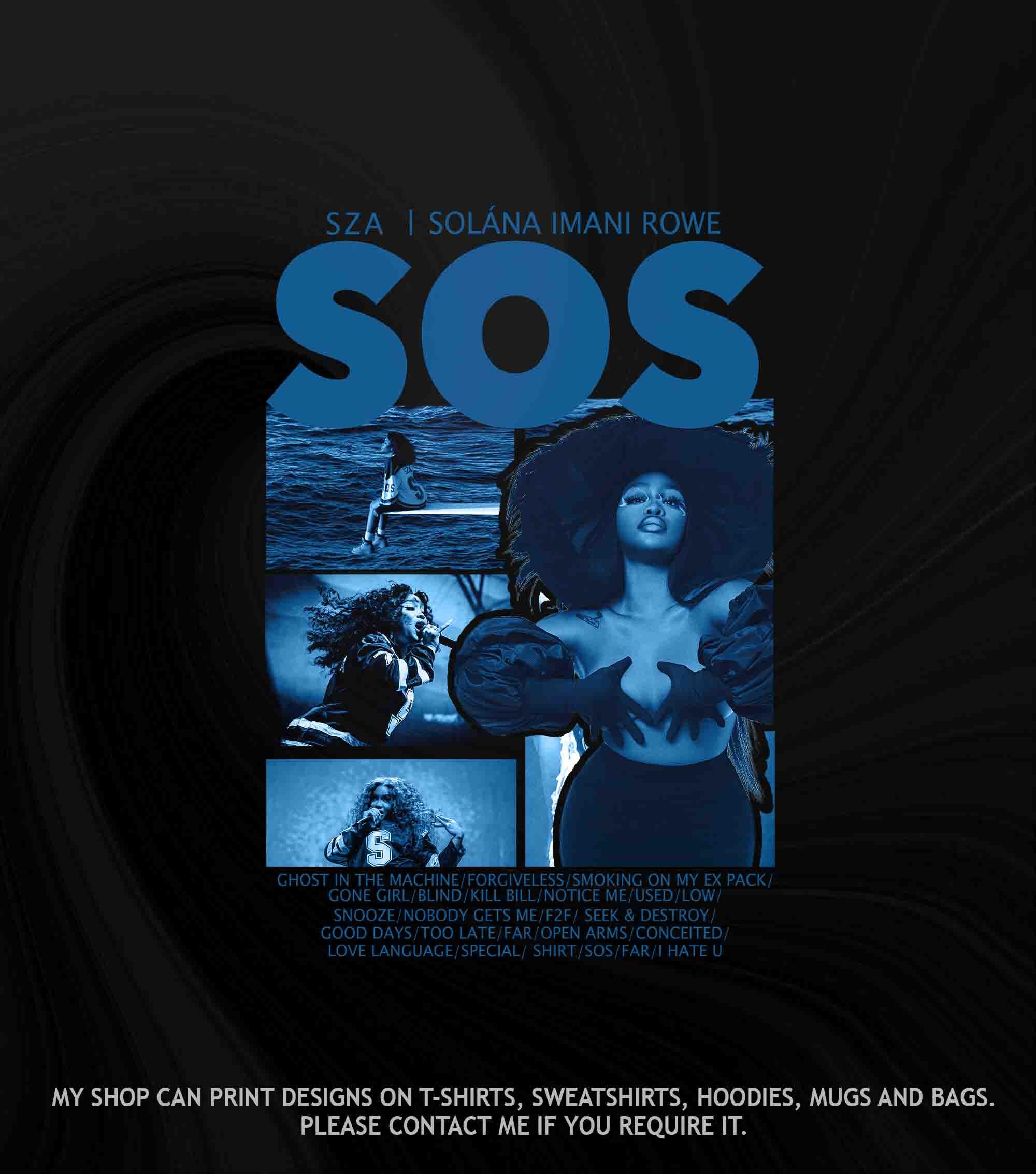 S.Z.A SOS PNG, Sza Full Tracklist Png, Sos Full Tracklist Png File ...