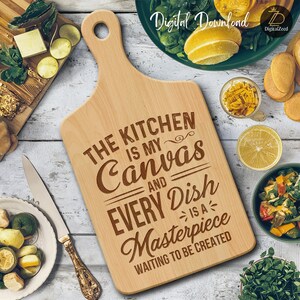 Quotes for cooking SVG, Laser Engraving Cut Files, Cook Charcuterie Design, Chopping Board PNG, Cutting Board Svg, Glowforge, Laser Cut File