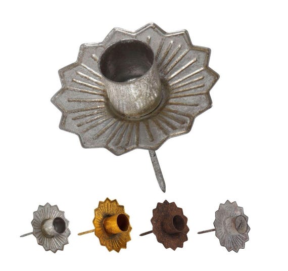 Kerzenhalter Durchmesser 7cm Krone Zum Stecken Für Stabkerzen/tafelkerzen
