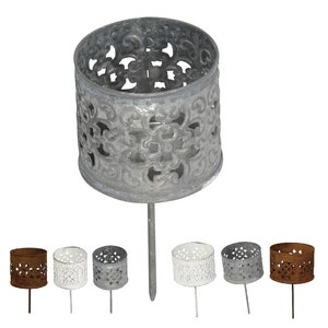 Kerzenhalter Krone Krönchen zum Stecken Teelichthalter Durchmesser 4,5 + 6 cm