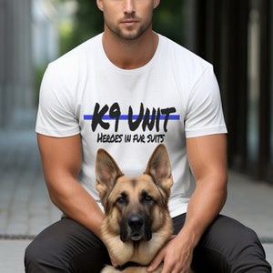 K9 Unit, Police K9, Dog Handler Unisex Jersey Short Sleeve Tee