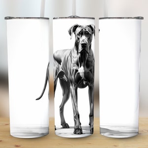 Cute Great Dane Tumbler Wrap, Great Dane Tumbler Gift, Great Dane Mom Tumbler, Great Dane Gift for Her, Great Dane Lover Gift For Women