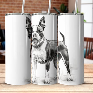 Boston Terrier Tumbler, Boston Terrier Gift, Boston Terrier Lover Gift, Boston Terrier Lover Tumbler