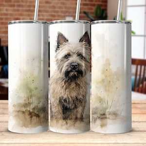 Cairn Terrier Tumbler, Cairn Terrier Lover Gift, Cairn Terrier Tumbler Cup, Cairn Terrier Gift for Women