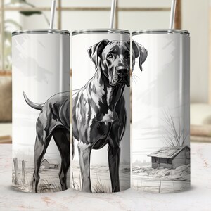 Great Dane Tumbler Wrap, Digital Download, Great Dane Lover, Custom